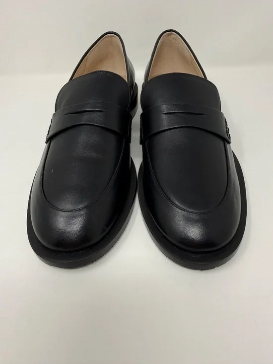 New Stuart Weitzman Emi Penny Loafer Black Leather Sz 8 - Picture 9 of 14